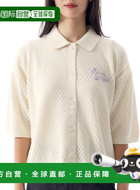韩国直邮MAISON KITSUNE 小狐狸刺绣网眼开衫 (OW00515KT1135-014