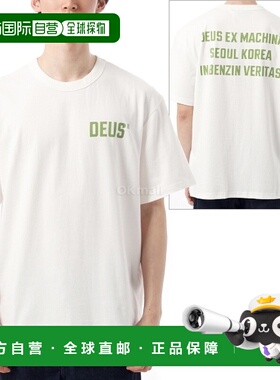 韩国直邮DEUS 铁杉 T 恤 (DMP251983A-VWH) 短袖/无袖