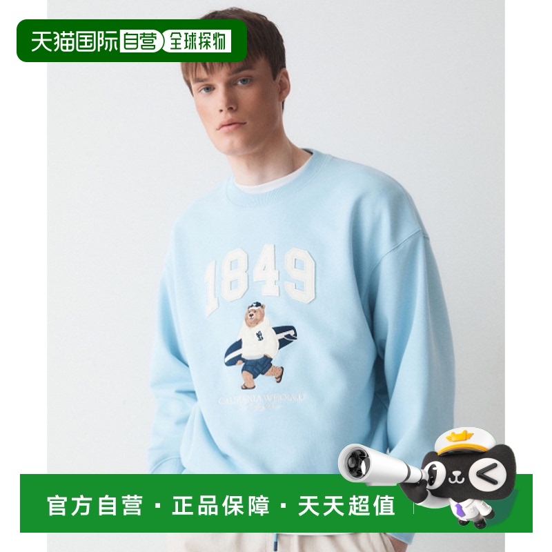 韩国直邮WHO.A.U 男士卫衣Steve Patch Sweatshirt / WHMWE2294U