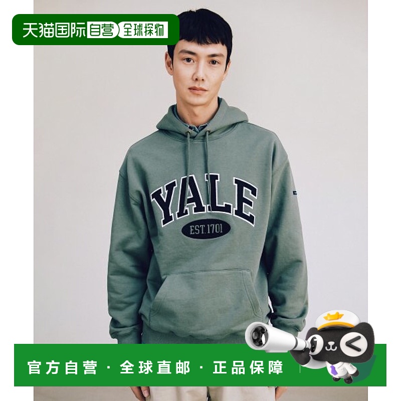 韩国直邮YALE秋冬新款韩版小熊校园日常复古卫衣男款YES1HD302ALK