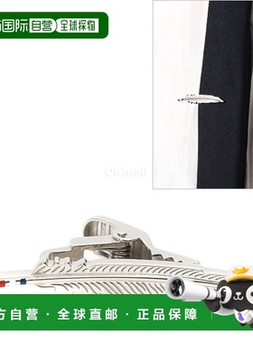 韩国直邮Thom Browne 银色羽毛领带夹 (MZT018A 00002 045) 时尚