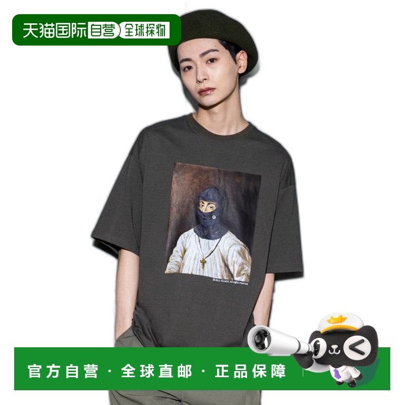 韩国直邮GLACK 男士T恤gt7kh纯棉高档 简约时尚百搭透气 高级感