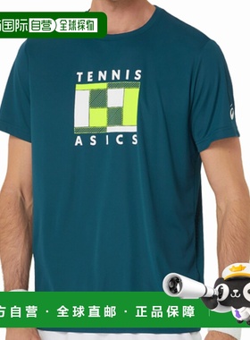 韩国直邮ASICS亚瑟士韩版正品代购运动舒适秋冬男款T恤2041A30041