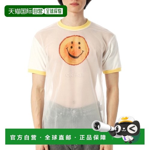 韩国直邮KAPITAL 透明平纹针织 Ringer T 恤（K2503SC117 白色）