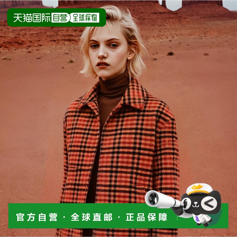 韩国直邮MARNI 女士精品女士CPMA0218A0UTW996CHR31 CHECK COAT