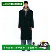 韩国直邮INSILENCE设计师款 通用日常休闲宽松时尚 大衣IM2C4CT16BK