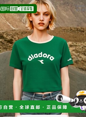 韩国直邮diadora 女士女装T恤D3122TRS44GNS迪亚多纳高档正品舒适