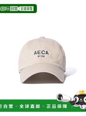 韩国直邮AECA WHITE 男士帽子AWEMSSBAACAST004C6NC AECA LOGO CA