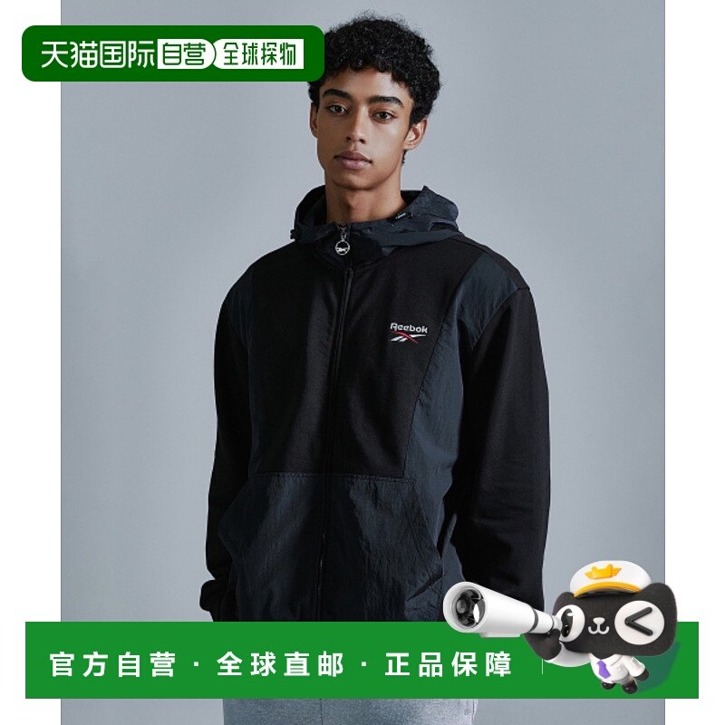 韩国直邮REEBOK 男士运动茄克/外套REJU4FZ21BK锐步