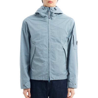 韩国直邮CP COMPANY 斜纹连帽镜片夹克（20CMOW149A 110305G 809