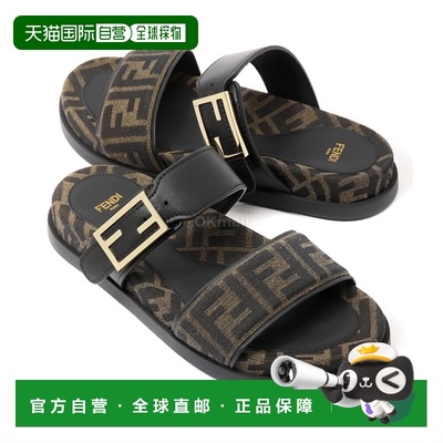 韩国直邮FENDI 感受 TESS.JACQ.FF (8X8710 AEGV F0R7R) 拖鞋凉鞋