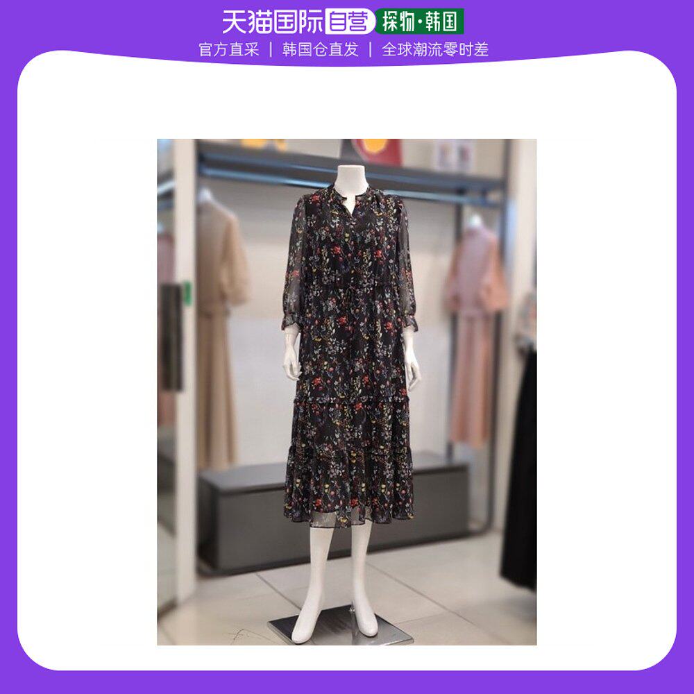 韩国直邮BESTIBELLI 连衣裙 [VESTIVELLY] 雪纺绸材质 连衣裙 BE-