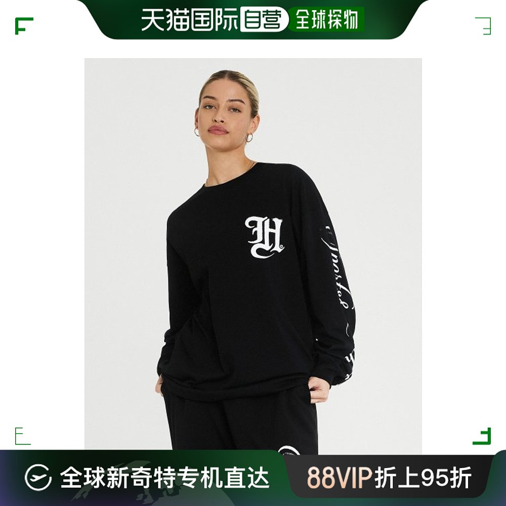 韩国直邮HDEX 女士女装T恤Womens Lettering Cover Up Long Sleeve