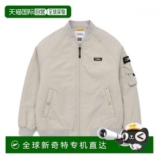 米色 K241UPD030 1小时内可退 韩国直邮国家地理儿童航空羽绒服