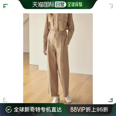 韩国直邮LOEUVRE正品 女装休闲裤301192712One-tucked Wide Trous