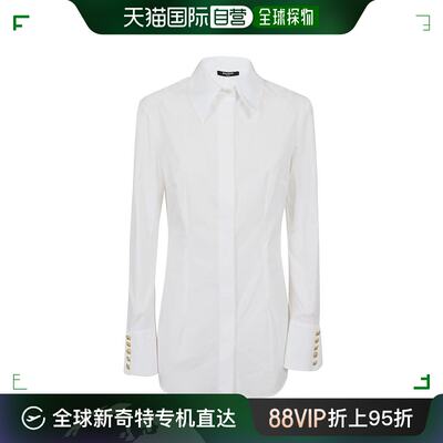 韩国直邮BALMAIN24SS衬衫女CF0HS355CE48 0FA BLANC