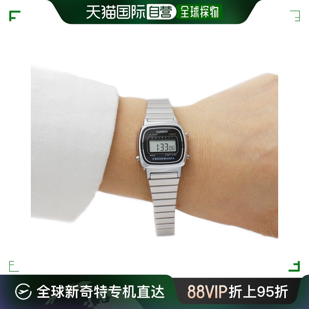 韩国直邮Casio欧美腕表[CASIO]正品女士金属电子手表 LA-6