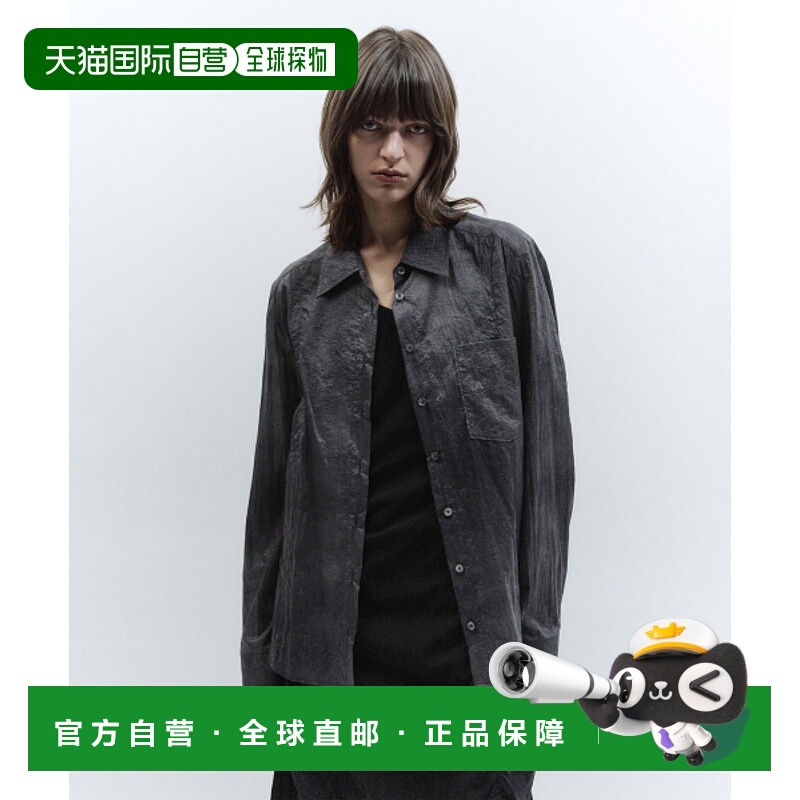 韩国直邮INSILENCE女款街头复古酷帅时髦设计师新款衬衫IW2D2SH02