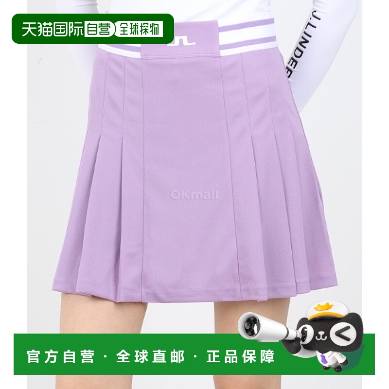 韩国直邮j.lindeberg女士高尔夫球半身裤裙百褶短裙运动速干