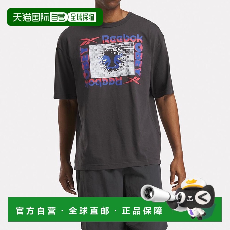 韩国直邮Reebok锐步女款T恤RETS4FR90BK