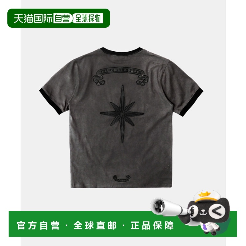 韩国直邮BADBLOOD 公用T恤w-tee25-090 Cosmo Bad Patch Ringer T