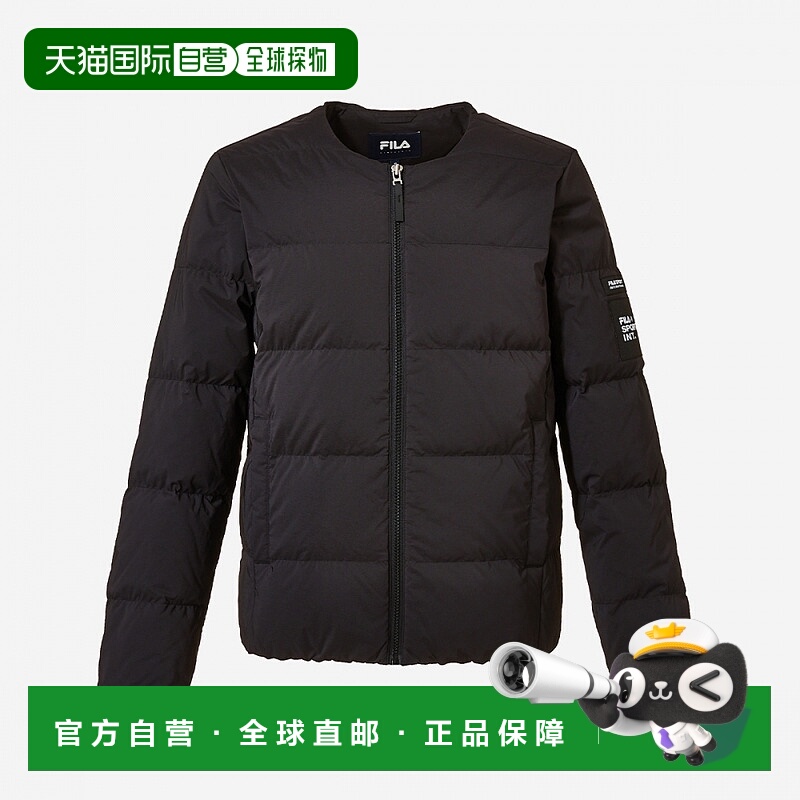 1h可退 韩国直邮Fila Airflow 轻质羽绒夹克 FS2DJF4134X-BLK高端