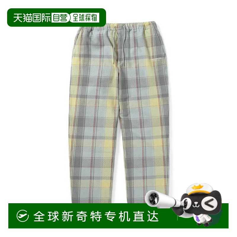 韩国直邮THISISNEVERTHAT 运动裤Big Plaid Flannel Pant Blue Gr