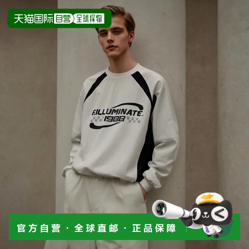 韩国直邮FILLUMINATE 公用T恤Circuit Logo Block Long Sleeve-Gr