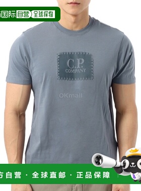 韩国直邮CP COMPANY 30/1 球衣徽标标签 T 恤 (18CMTS029A 005100