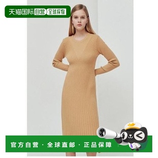罗纹针织连衣裙 女士修身 IMBP1OP08SG IZZAT 韩国直邮THE