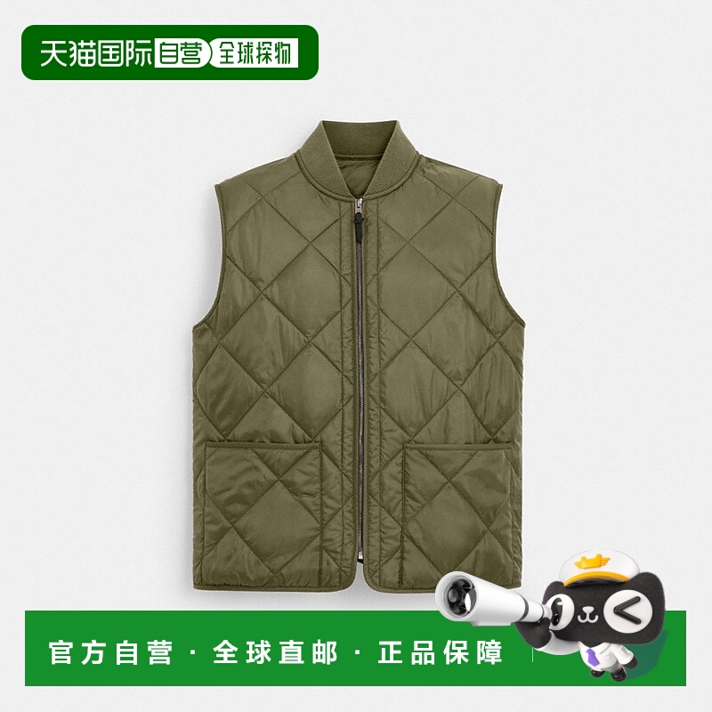 香港直邮Coach CR482-MGR Miritarry Creed 绗缝背心