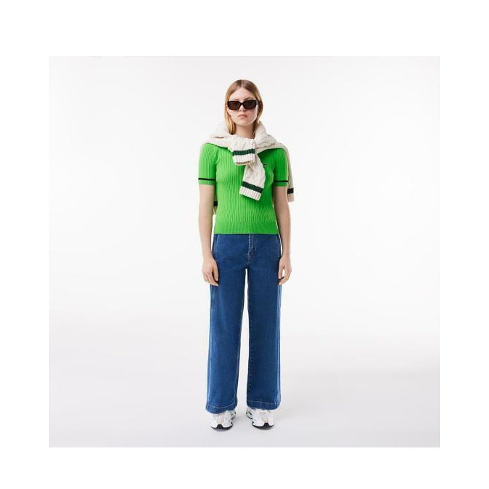 韩国直邮LACOSTE女士短袖毛衣AF6946-54GIUQ