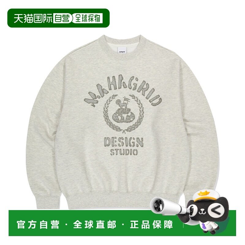 韩国直邮MAHAGRID 男士卫衣MG2EFMM450AOM VINTAGE COLLEGE SWEAT