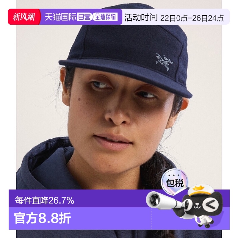 1h可退 韩国直邮ARC‘TERYX/始祖鸟女士棒球帽运动时尚