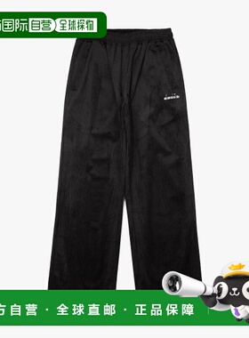 韩国直邮diadora 女士运动长裤D2322LPT09BLK运动裤休闲裤阔腿裤