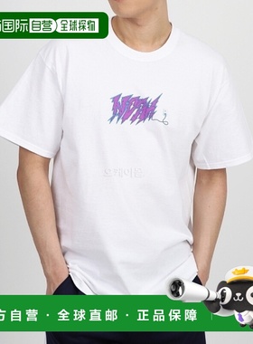 韩国直邮NOAH T187SS24 白色纯棉圆领T恤潮流穿搭时尚透气高级感