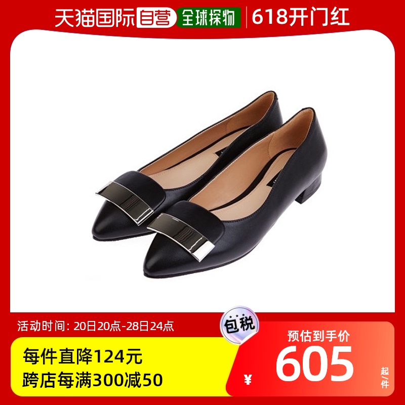 韩国直邮[Nine West] 女士 LUCY 单鞋 NW001(黑色) 女鞋 时尚休闲鞋 原图主图