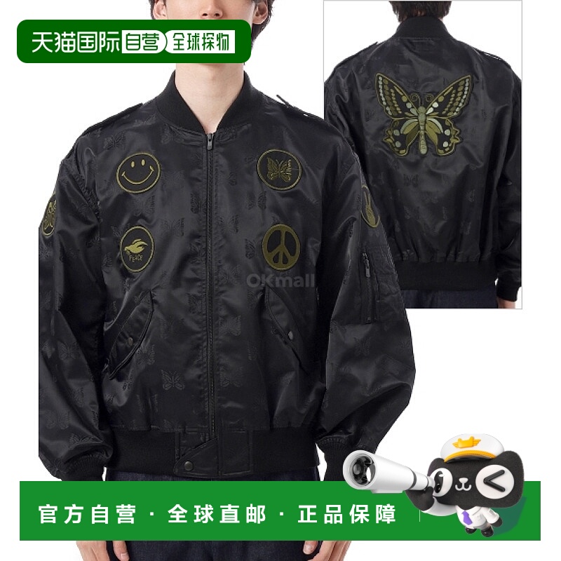 韩国直邮NEEDLES L2-B 夹克 Papillon Jq.棉缎 - 黑色 (QV131) 夹