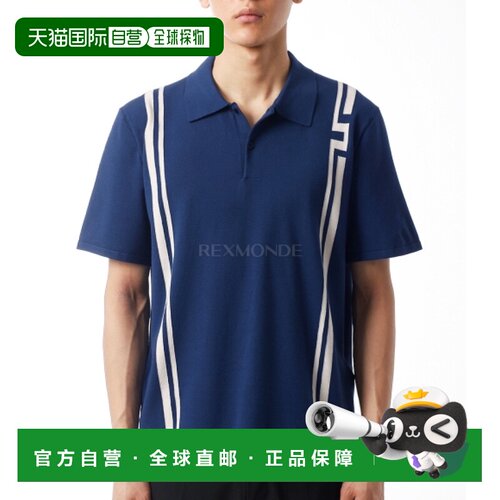 韩国直邮J.LINDEBERG Rylan 条纹针织高尔夫球衫 (GMKW16060-O341