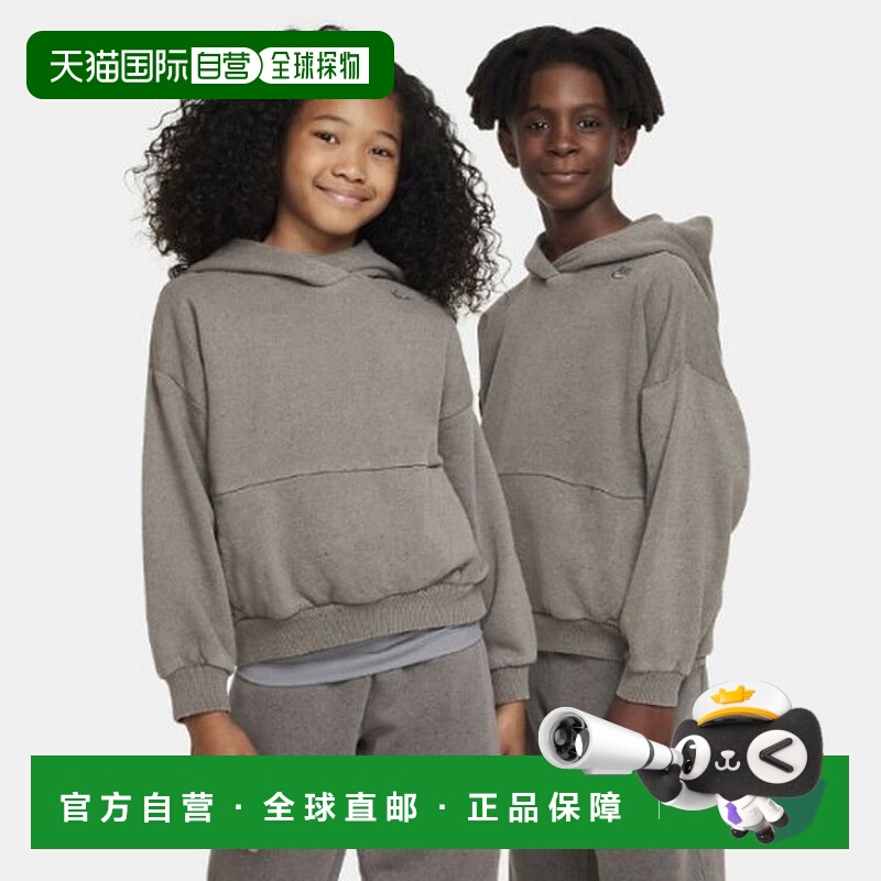 韩国直邮NIKE 儿童连帽衫 NQK A223SW384P-BR Sportswear Icon Fl