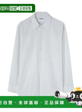 韩国直邮JIL Sander 25 FW Jil Sander 条纹衬衫 J24DL0104J45175