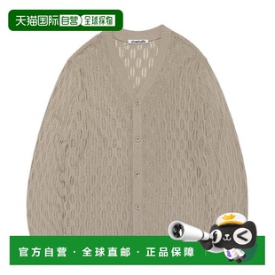 WAVE NECK 韩国直邮VIVASTUDIO BEIGE 开衫 CARDIGAN P000 男士