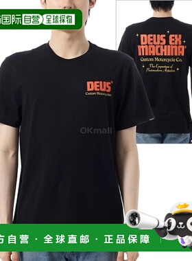 韩国直邮DEUS 下拉式 T 恤 (DMP251953B-BLK)