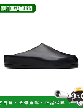 韩国直邮STUDIO NICHOLSON Studio Nicholson 黑色耐磨木屐乐福鞋