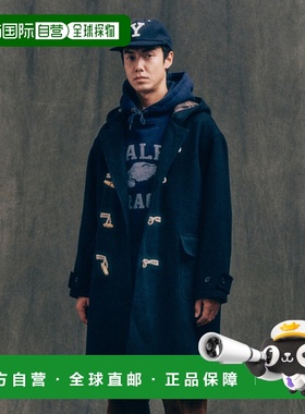 韩国直邮YALE秋冬新款韩版小熊校园日常复古大衣男款YEW1CT301ANA