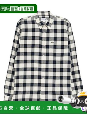 韩国直邮LACOSTE 25 FW 拉科斯特格子衬衫 CH509700BIR TP4445404