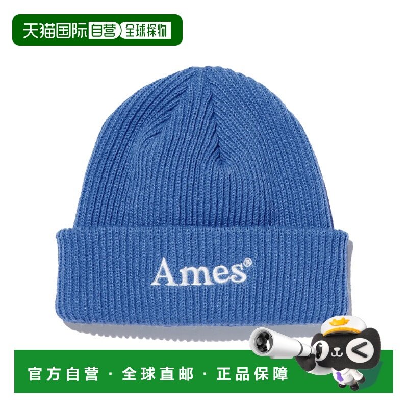 韩国直邮Ames Worldwide 女士帽子BASIC LOGO BEANIE SKY BLUE(21F