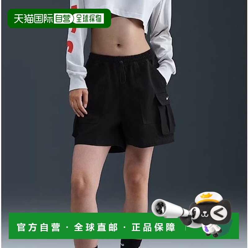 韩国直邮NIKE 耐克 W 中腰宽松 5 寸休闲短裤 BE3 HV2619 010 754