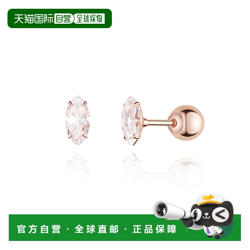 韩国直邮STONEHENGE 女士耳钉 SAG-24D32U-S4RCG00 14k 单只配饰