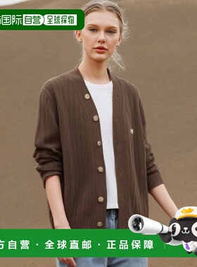 韩国直邮SATUR设计师款大气简约日常休闲个性针织衫SA23FWMK03BR